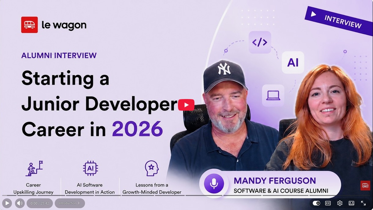 Mandy in an alumni interview about her move from animation and coordination into web development